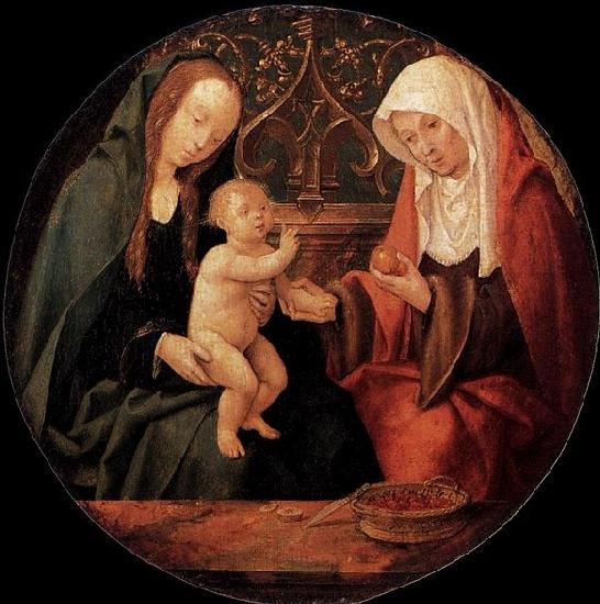 Willem Cornelisz. Duyster Virgin and Child with St Anne Germany oil painting art